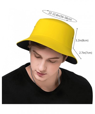 Custom Hat Personalized Bucket Hats Add Your Text Photo Logo Unisex Fisherman Cap Multiple Colors Gold $10.91 Baseball Caps