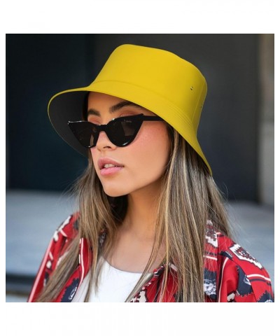 Custom Hat Personalized Bucket Hats Add Your Text Photo Logo Unisex Fisherman Cap Multiple Colors Gold $10.91 Baseball Caps