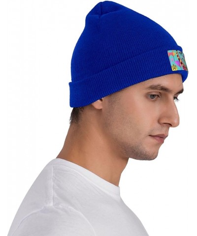 Colorful Giraffe Fans Lovers Print Unisex Beanie for Men and Women Knit Hat Winter Beanies,Skater Beanie Blue $13.93 Skullies...