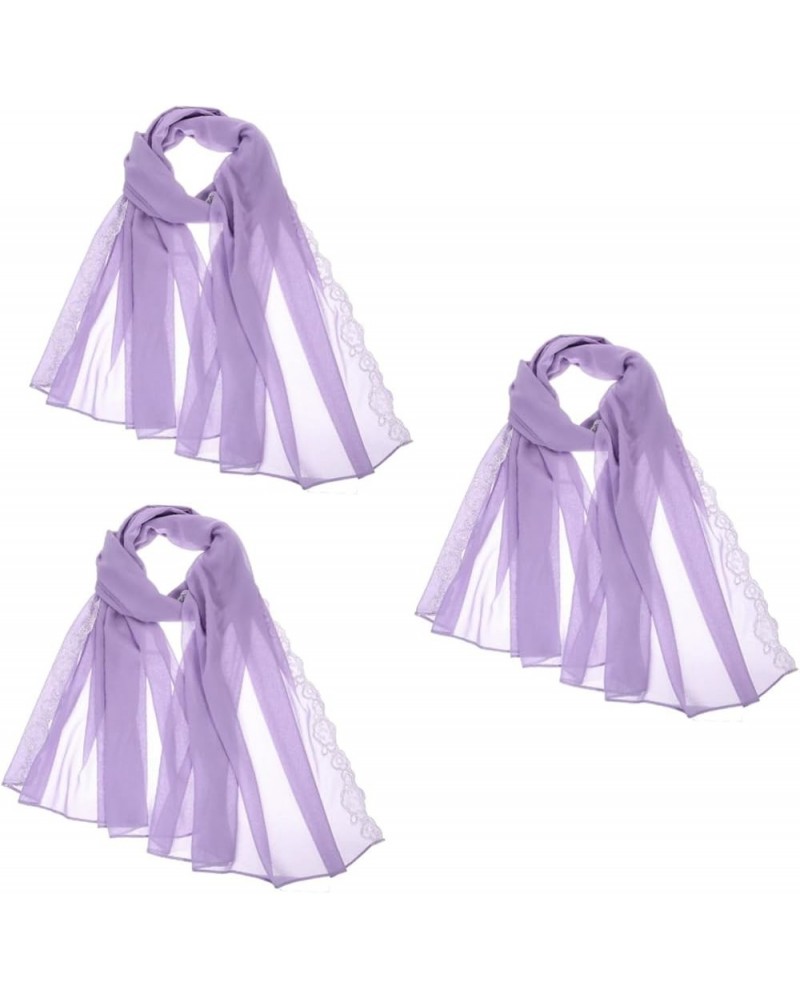 2pcs Printed Turban Scarf Evening Dress Fabric Miss Keep Warm As Shownx3pcs $7.43 Scarves