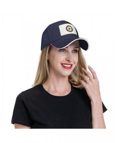 Flag of Bakersfield, California Baseball Cap for Men Women Adjustable Funny Dad Hat Navy Blue $12.73 Baseball Caps