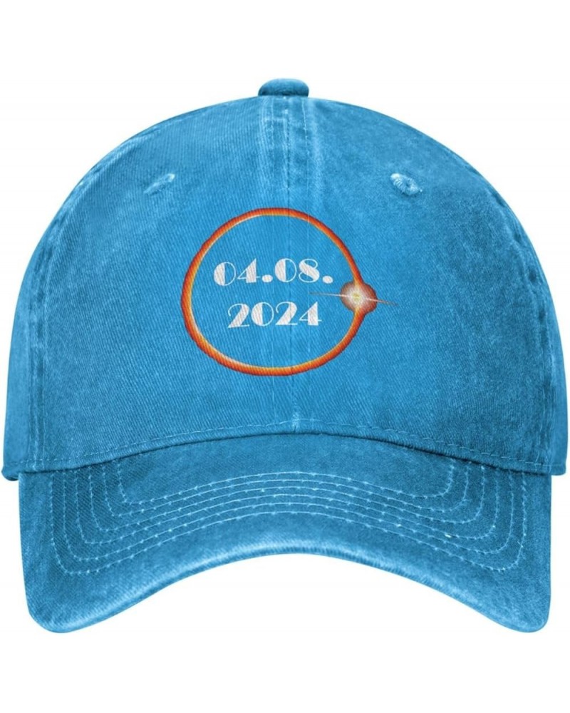 Total Solars Eclipse 2024 Cap for Women Dad Hat Cool Hat Blue $10.98 Baseball Caps