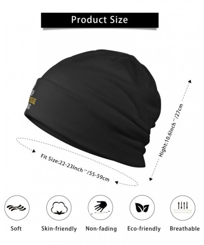 Eat Sleep Lacrosse Repeat Funny Gifts Beanie Hip-Hop Soft Beanie Adult Dwarf Hats Chemo Cap for Men Women Hedging Hat Black $...