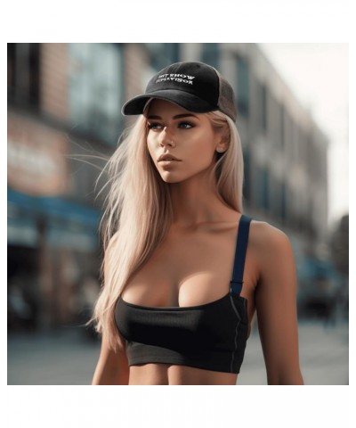 Dad Hat Shit Show Supervisor Trucker Hat Women Vintage Mesh Cap for Summer Black $11.20 Baseball Caps