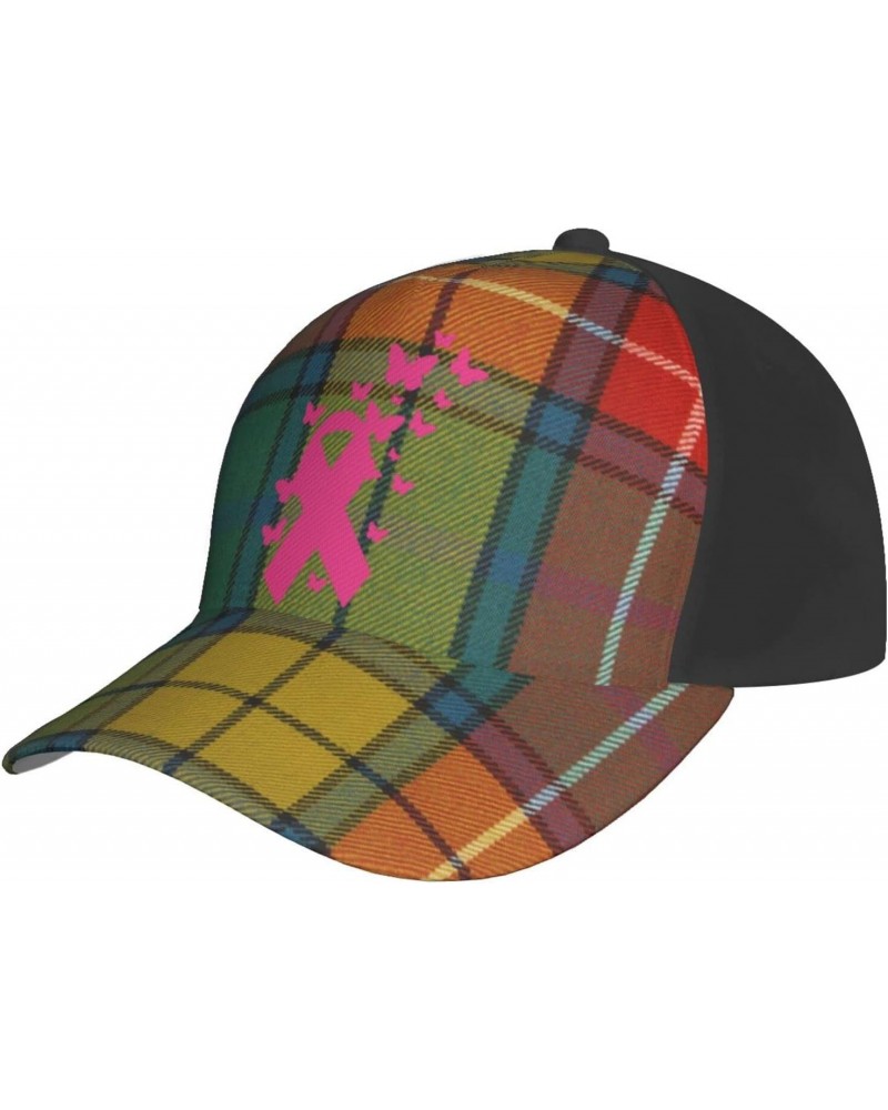 Breast Cancer Awareness Pink Ribbon Baseball Cap Adjustable Men Women Tucker Dad Hat $17.84 Baseball Caps