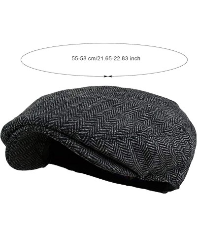 Cotton Travel hat Men's Outdoor Sun Peak Fashion hat Cap Beret Forward Baseball Caps French Bonnet Hat A 1 $11.86 Newsboy Caps