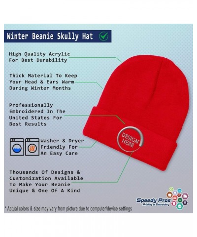 Beanies for Men Western Arabian Horse C Horses Cattle Winter Hats for Women Acrylic Skull Cap 1 Size Red Design Only $13.86 S...