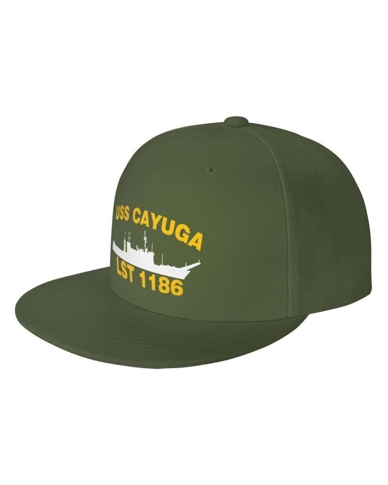 USS Cayuga LST 1186 Flag-Trucker Hats Denim Hats Cowboy Knit hat Baseball Caps Fisherman's hat $9.69 Baseball Caps