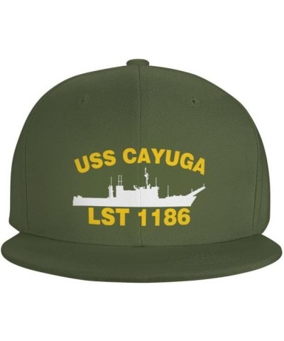 USS Cayuga LST 1186 Flag-Trucker Hats Denim Hats Cowboy Knit hat Baseball Caps Fisherman's hat $9.69 Baseball Caps