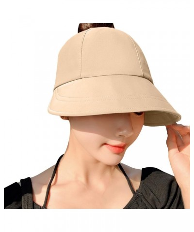 Beach Summer Sun Hat for Casual Everyday Wear Or Outdoors Run Cap Khaki $11.53 Sun Hats