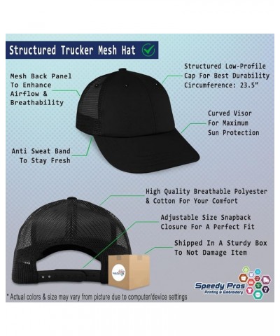 Custom Custom Trucker Hat Baseball Cap Gift Wrapper Christmas Cotton Chocolate Dad Hats for Men & Women Black Design Only $14...