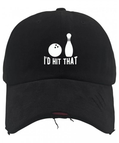 I'd Hit That Bowling Funny Sun Hat Mexico Hat AllBlack Sun Hat Men Gifts for Him Cool Hat $12.31 Sun Hats