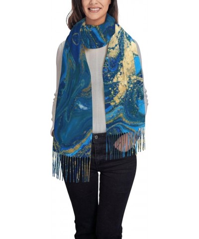 Leopard Print Exquisite Cashmere Tassel Scarf And Shawl Wraps Lightweight Fashion Scarf Presents For Ladies Abstract Marble S...