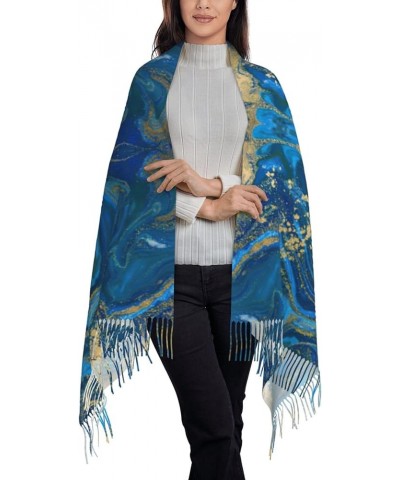 Leopard Print Exquisite Cashmere Tassel Scarf And Shawl Wraps Lightweight Fashion Scarf Presents For Ladies Abstract Marble S...