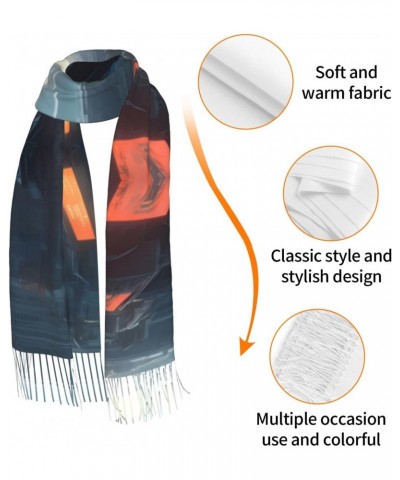 The City On The Water Scarf, Long Scarf,* Winter Warm Scarf, Warm, Soft, Comfortable Scarf, Suitable For Both Men And Women $...