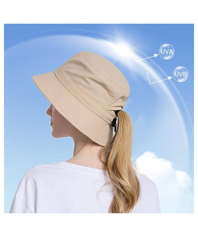 Mens and Womens Summer Leisure Outdoor Mountaineering Jungle Sun Big Brim Fishermans Hat Sun Hat Hat Waterproof D-beige $14.8...