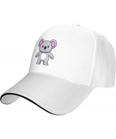 Angry Koala Baseball Cap Women Men Hats Adjustable Truck Driver Sun Hat Dad Baseball Caps White $9.79 Baseball Caps