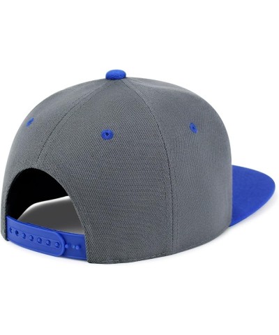 Roller Coaster Hip-Hop Snapback Hat Embroidered Baseball Cap Tycoon 31. Dark Grey/Blue $11.99 Baseball Caps