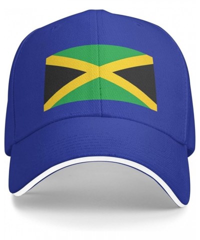 Jamaica Flag Picture Casual General Baseball Cap Black : Comfortable, Light Blue $11.40 Baseball Caps