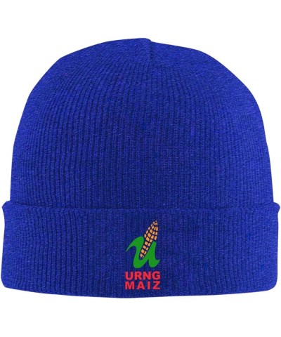 Urng_Maiz Knit Hat Fashion for Unisex Warm Cute Beanie Hat Blue $11.19 Skullies & Beanies