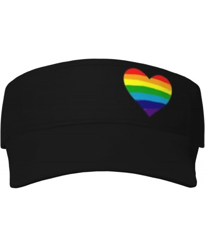 Rainbow LGBT Gay Pride Sun Visor Hats Adjustable LGBT Sun Protection Cap Hats Visor Hat for Women Men Lgbt-00000000002 $9.62 ...