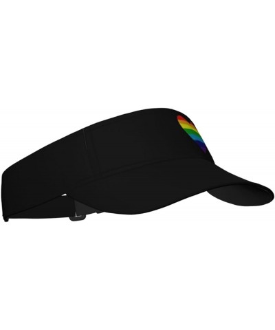 Rainbow LGBT Gay Pride Sun Visor Hats Adjustable LGBT Sun Protection Cap Hats Visor Hat for Women Men Lgbt-00000000002 $9.62 ...