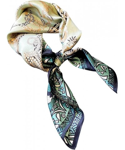 Multi-use Scarfs Silk Scarf Women's All-match Autumn And Winter Silk Scarf for Women As Shown $28.70 Scarves