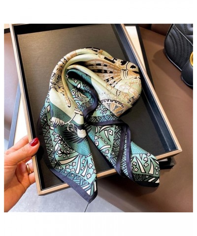 Multi-use Scarfs Silk Scarf Women's All-match Autumn And Winter Silk Scarf for Women As Shown $28.70 Scarves