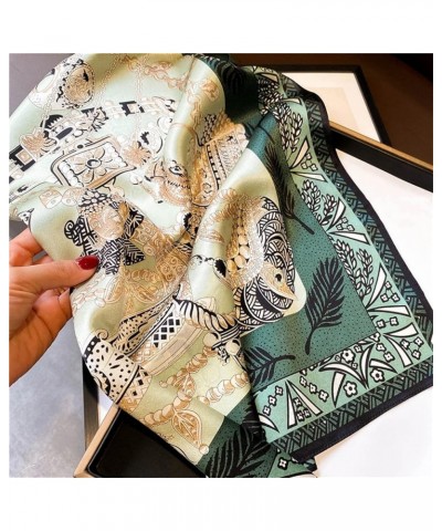 Multi-use Scarfs Silk Scarf Women's All-match Autumn And Winter Silk Scarf for Women As Shown $28.70 Scarves