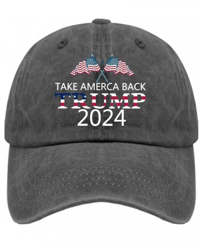 Trumps 2024 Hiking Hats for Women, Trumps 2024 Vintage Outdoor Hats Gifts for Her Hat,Trump Humor Sun Caps Suit Pigment Black...