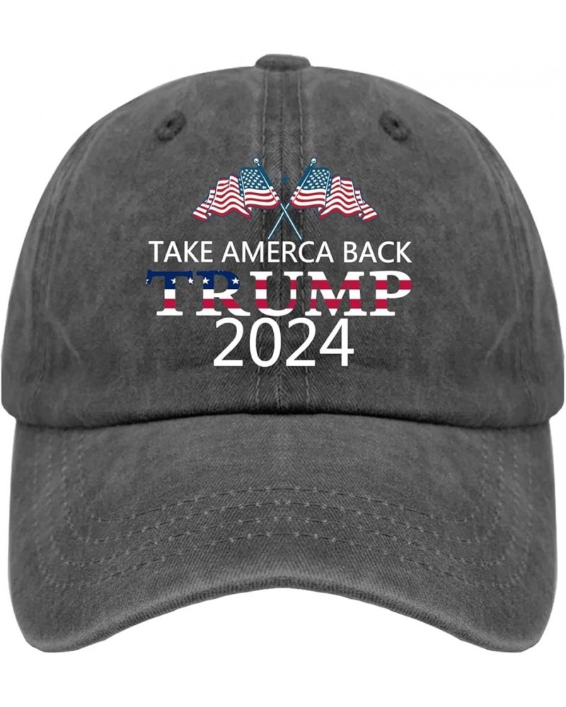 Trumps 2024 Hiking Hats for Women, Trumps 2024 Vintage Outdoor Hats Gifts for Her Hat,Trump Humor Sun Caps Suit Pigment Black...