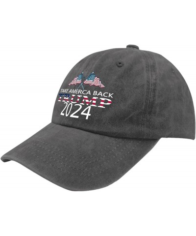 Trumps 2024 Hiking Hats for Women, Trumps 2024 Vintage Outdoor Hats Gifts for Her Hat,Trump Humor Sun Caps Suit Pigment Black...