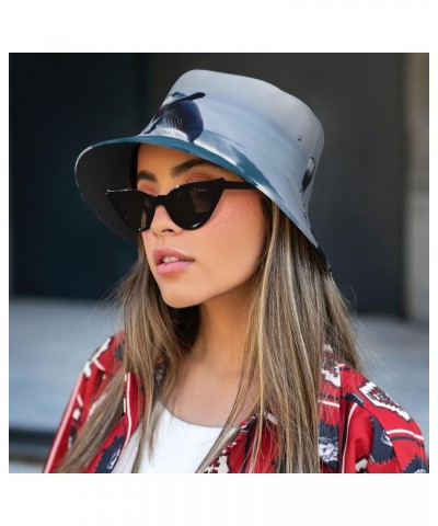 Whales at Sea Fashionable and Versatile Sweat-Proof and Sun-Proof Bucket Hat Ideal for Outdoor Activities Bucket Hat Sun Hat ...