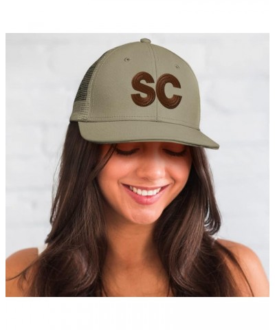 Custom Custom Trucker Hat Baseball Cap Sc Charleston Dad Hats for Men & Women Grey Design Only $16.19 Baseball Caps