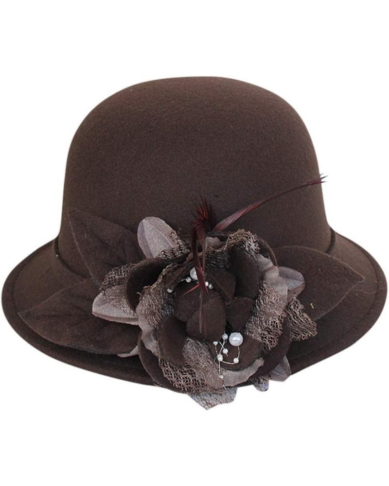 Unisex Fashion Bucket Hat Summer Fisherman Cap Bucket Hat Festival Hat Cool Hats for Boys Coffee $9.57 Bucket Hats