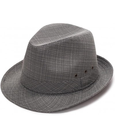 Men Gentleman Jazz Church Cap Sping Summer Panama Breathable Church Hat 08 58cm $21.23 Fedoras