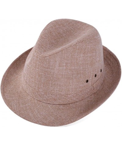 Men Gentleman Jazz Church Cap Sping Summer Panama Breathable Church Hat 08 58cm $21.23 Fedoras