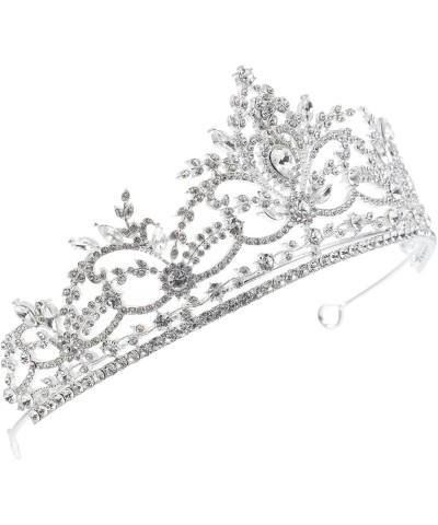 ser of 2 Bride Rhinestone Tiara Wedding Rhinestone Bridal Tiara Rhinestone Baroque Queen for 15X12X6CMx2pcs Silverx2pcs $22.2...