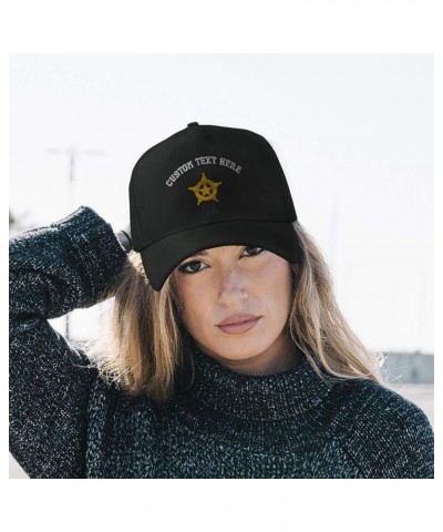 Custom Baseball Cap Constable Police B Embroidery Dad Hats for Men & Women Dark Grey Personalized Text Here $13.50 Baseball Caps