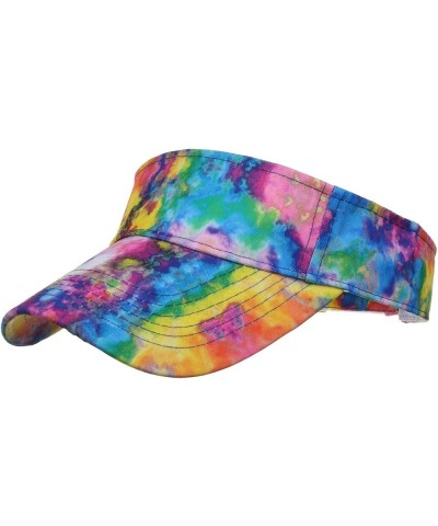 Slide on Visors for Women Hat Hop Beach Fashion Adjustable Hip Sun Baseball Cap Gradient Men Hat Women Baseball G $7.82 Visors