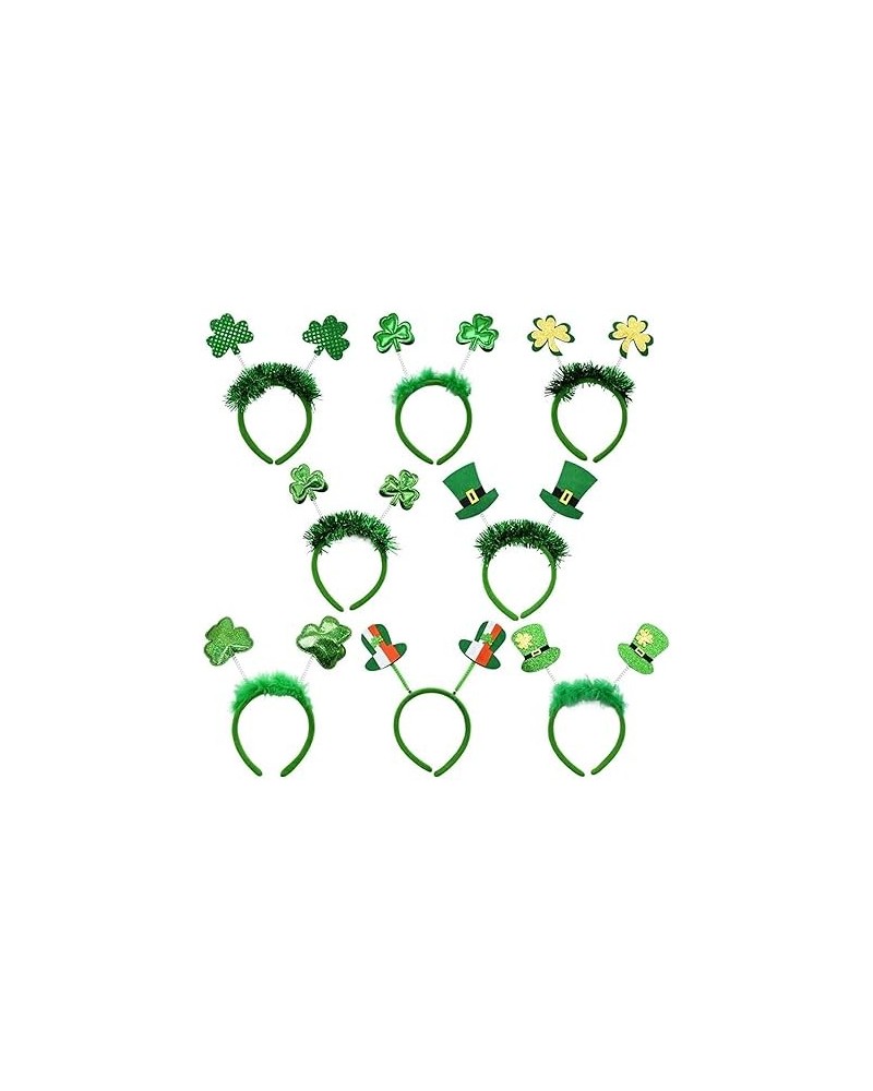 Adult Irish Shamrock/Mini Hat Hairband with Sequins Glitter Powder Saint Patricks Day Headband Carnivals Hair Hoop 8 $5.60 He...