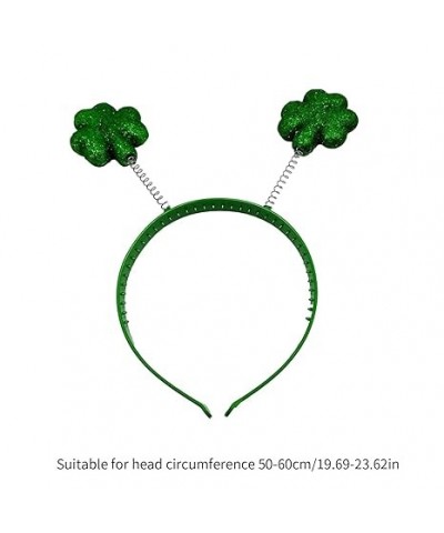 Adult Irish Shamrock/Mini Hat Hairband with Sequins Glitter Powder Saint Patricks Day Headband Carnivals Hair Hoop 8 $5.60 He...