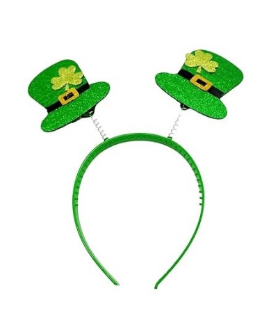 Adult Irish Shamrock/Mini Hat Hairband with Sequins Glitter Powder Saint Patricks Day Headband Carnivals Hair Hoop 8 $5.60 He...