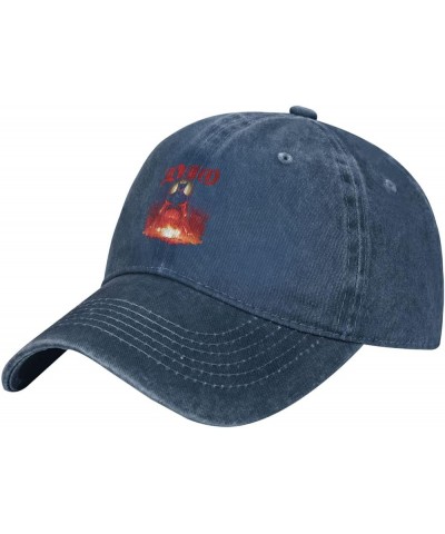 Baseball Cap Vintage Washed Cowboy Hat Unisex Adjustable Hat Black Navy Blue $9.19 Cowboy Hats