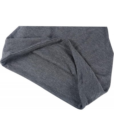 Modal Material Beanie Thin Cotton Women Man Beanie Hat Spring Summer Casual Cap 55-60cm Dark Gray $12.49 Skullies & Beanies