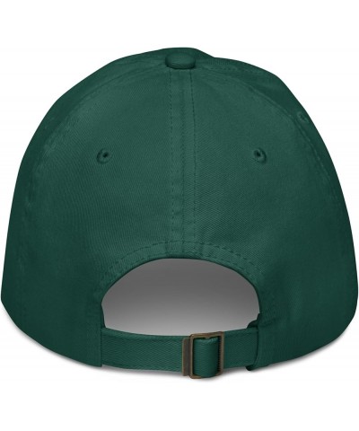 Weiner Dog Wearing a Weiner Dog Adjustable Baseball Hat Dark Green $12.69 Baseball Caps