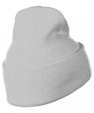 Winter Knit Hat Cap for Men Women, Boer Goats Silhouette Daily Beanie Hat Unisex Warm Cuff Ski Skull Caps Black Gray $11.54 S...