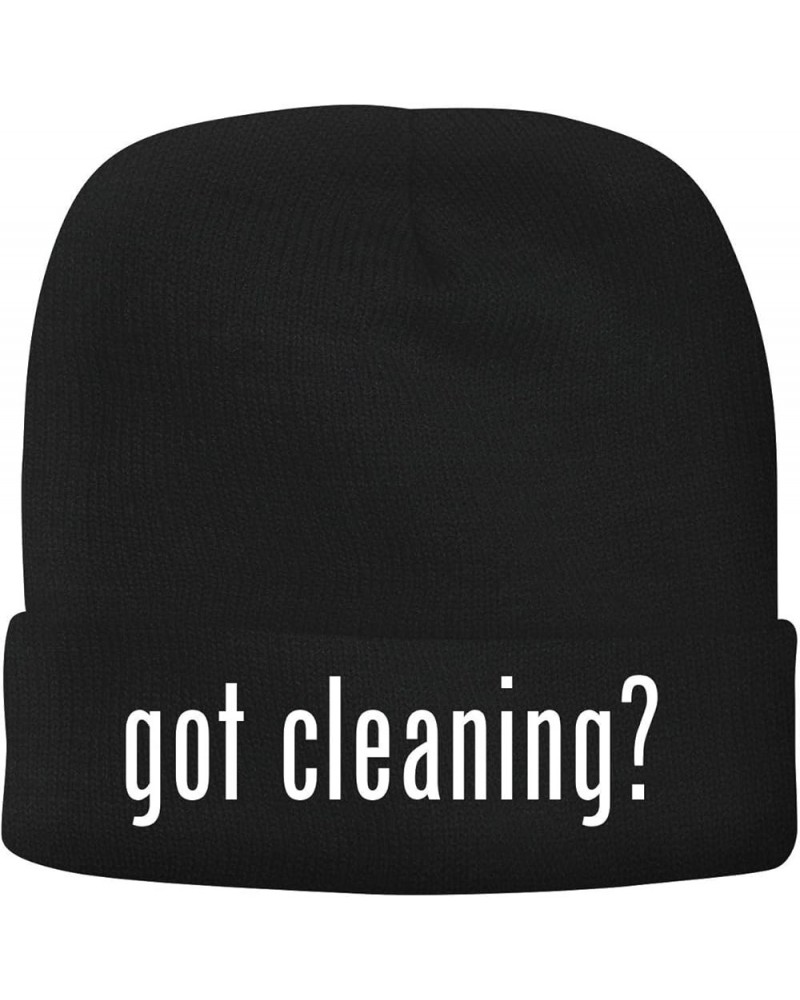 got Cleaning? - Men's Soft & Comfortable Beanie Hat Cap Black $14.67 Skullies & Beanies