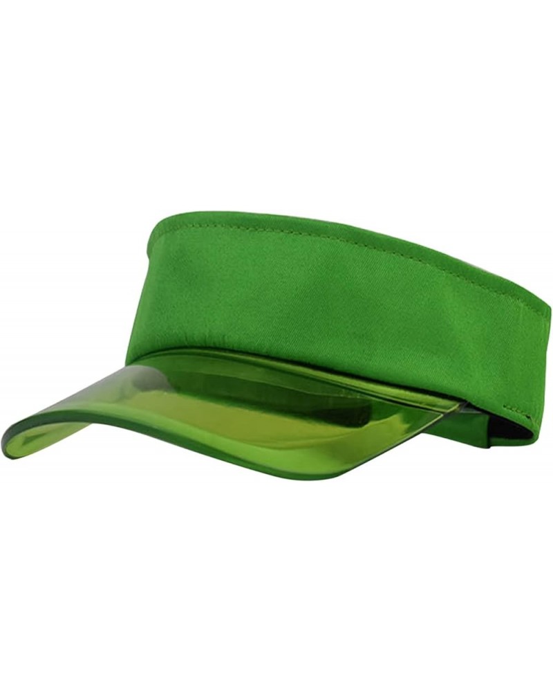 Women Vintage Baseball Hats Large Brim Summer Sun Visor Hats Empty Top Quick Drying Wide Brim Hat for Men and Women Green $9....