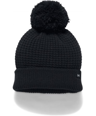 UA Favorite Waffle Pom Beanie Black/ White/ Black $9.87 Sun Hats